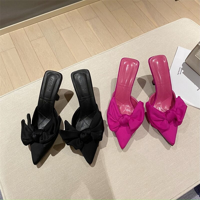 Women Slingback Sandals Pointed Toe