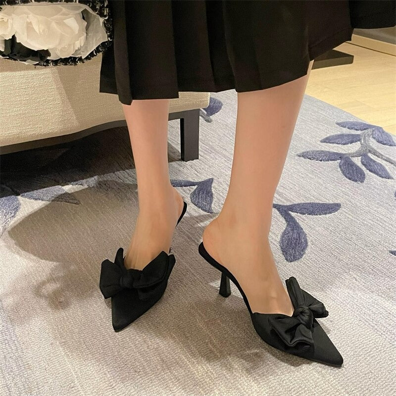 Women Slingback Sandals Pointed Toe