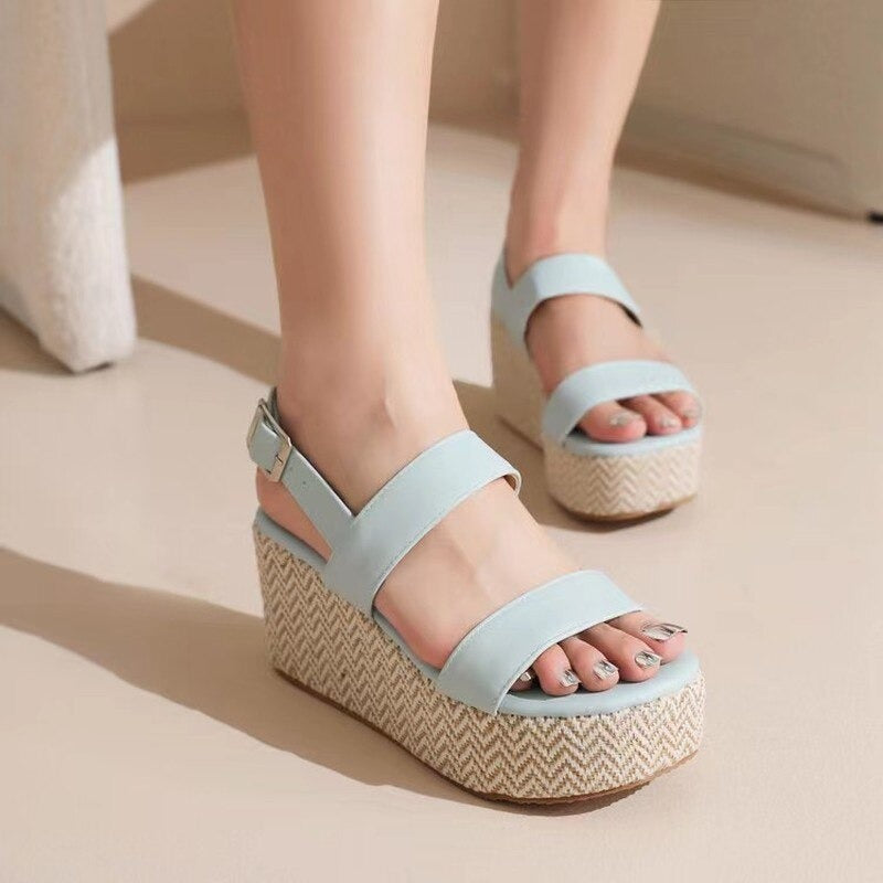 Women Casual Non-Slip Peep Toe Platform Shoes