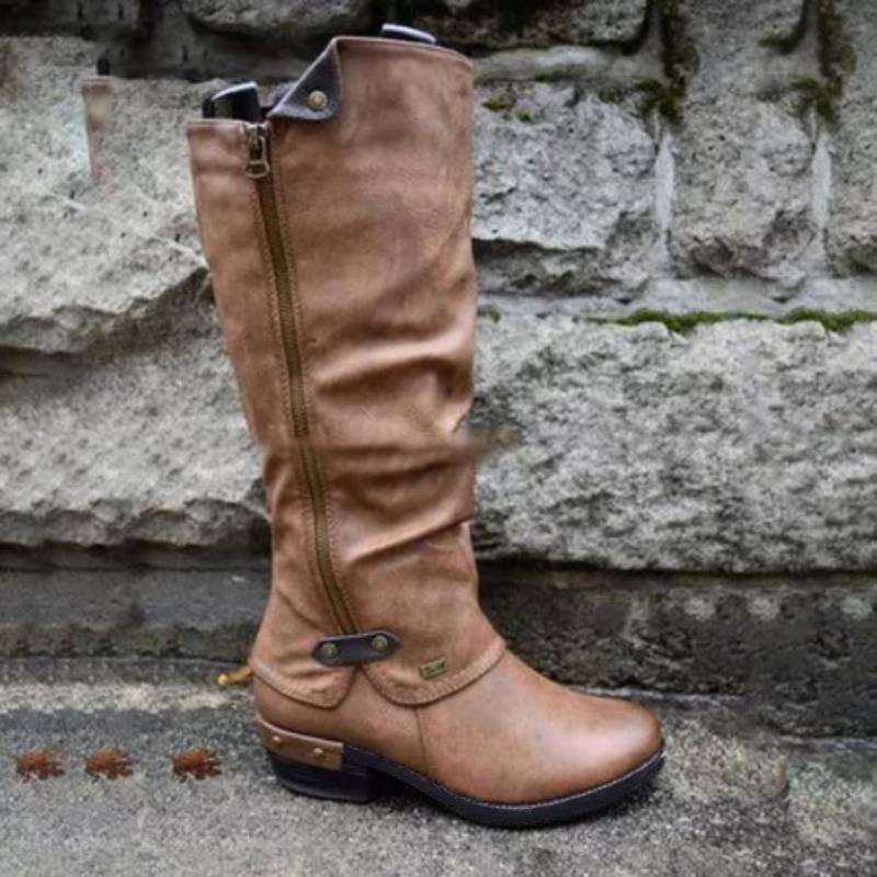 Winter Clog Buckle Boots