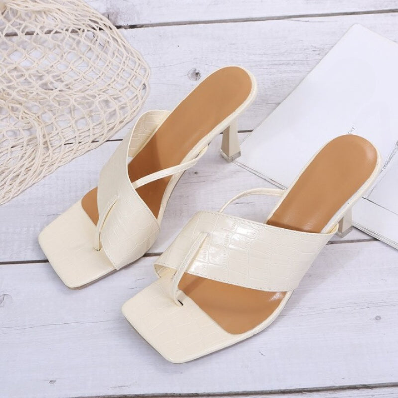 Woman Sandals Cross-tied Ankle Strap