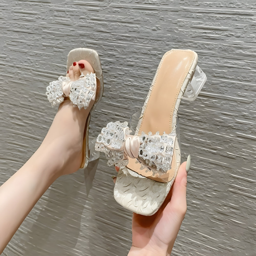 Women's Crystal High-Heeled Shoes