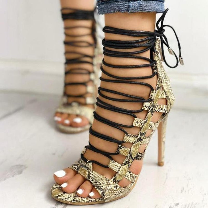 Cross Straps Sexy Sandals