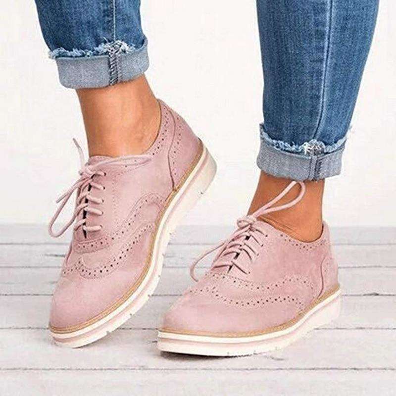 British Style Woman Platform Shoes