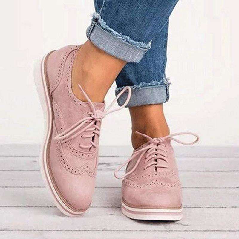 British Style Woman Platform Shoes