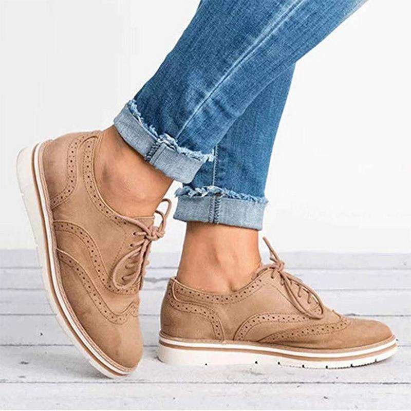 British Style Woman Platform Shoes