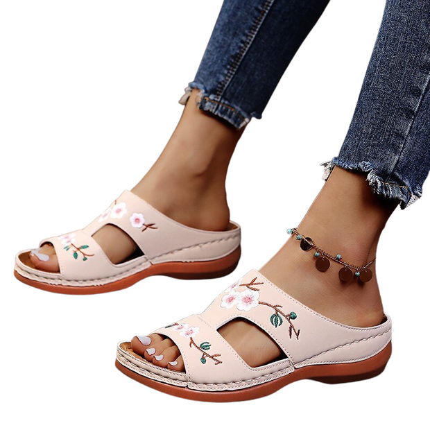 Women Flower Slippers