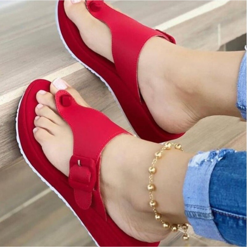 Summer Women's Platform Flip Flops
