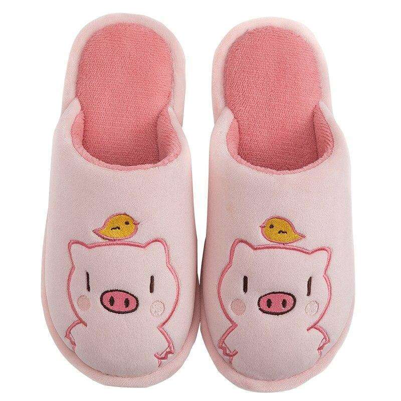 Cute Piggy Warm Slippers