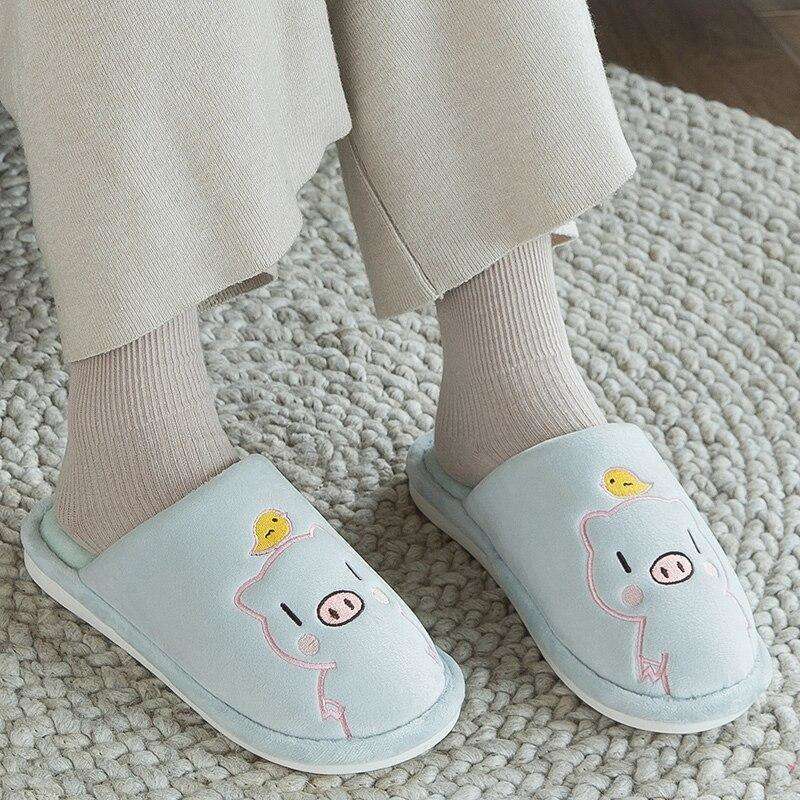 Cute Piggy Warm Slippers