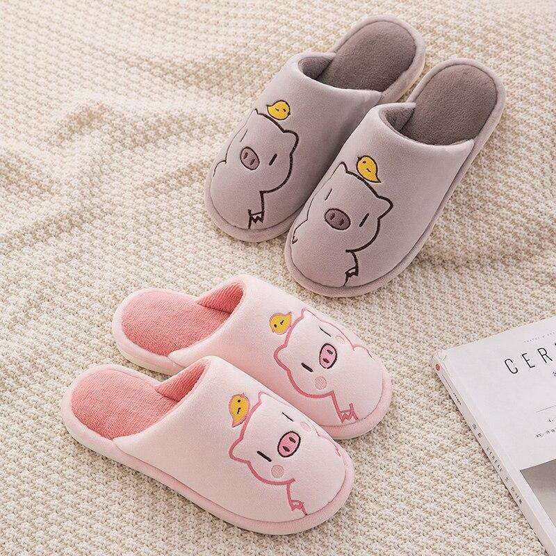 Cute Piggy Warm Slippers