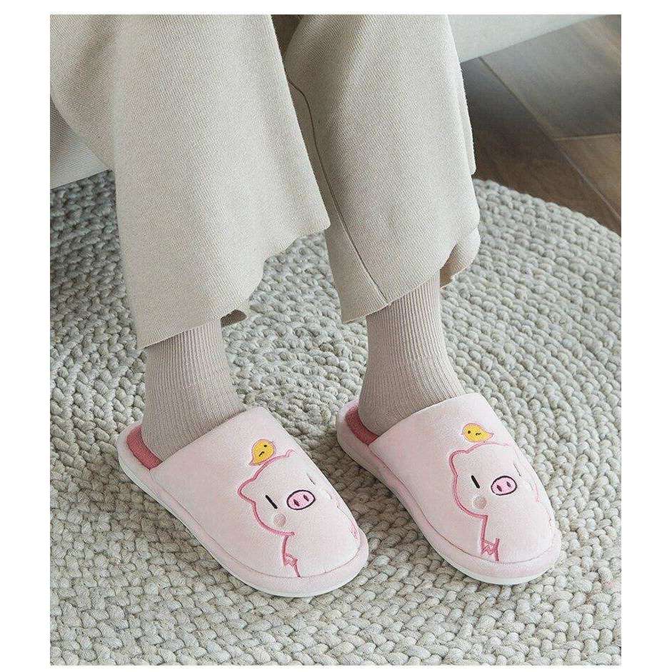 Cute Piggy Warm Slippers