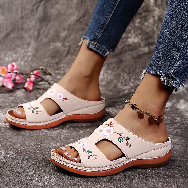 Women Flower Slippers