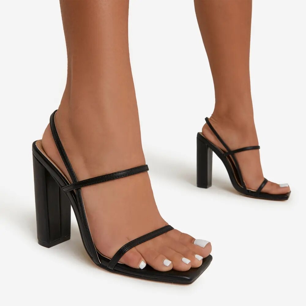 Open-Toe High Heeled Sandal