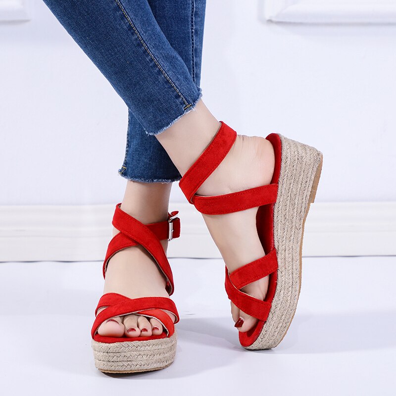 Comfortable Thick Heel Platform Sandals