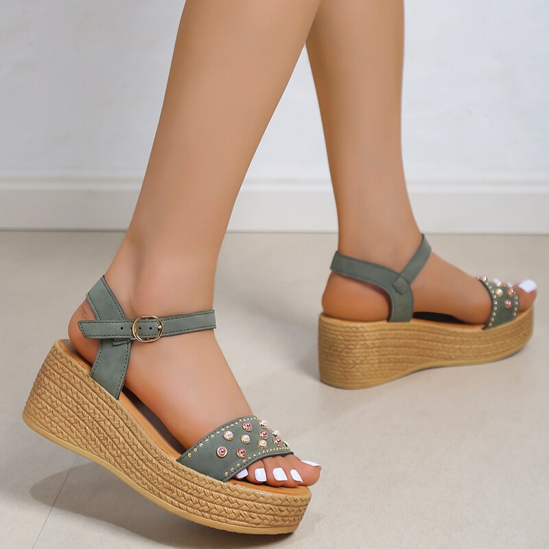 Women Strap Gladiator Sandal Wedges