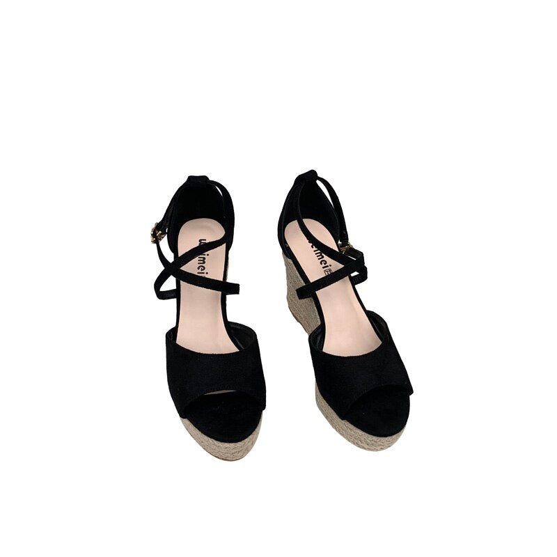 Cross Straps Baotou Sandals