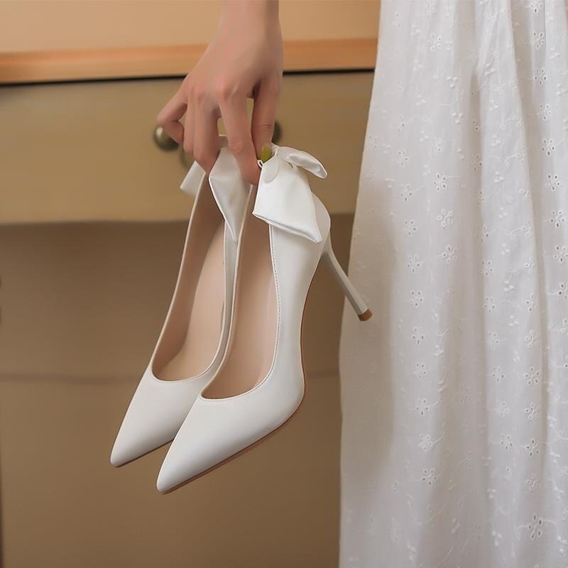 Women's Metal Bridal High Heels