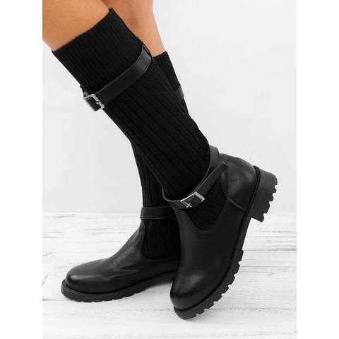 Elastic Sock Winter Boots