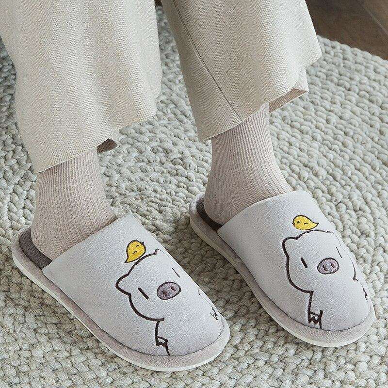 Plush Indoor House Anti-slip Soft Slippers