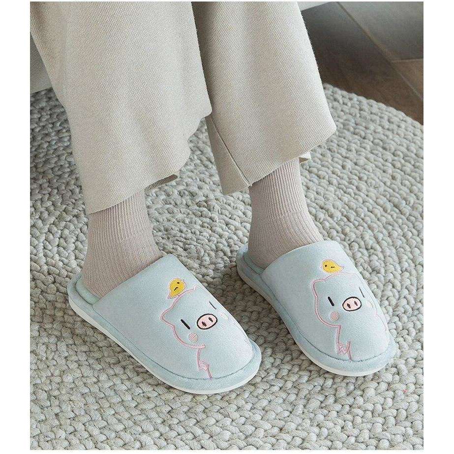 Plush Indoor House Anti-slip Soft Slippers