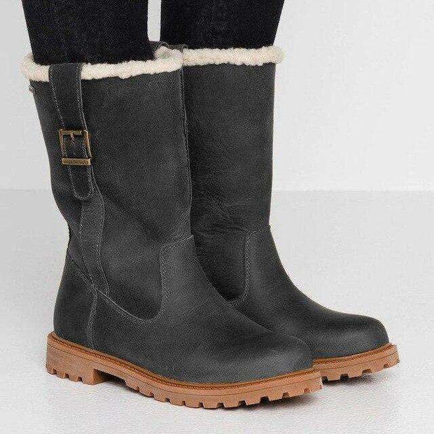 Platform Mid-Calf Warm Winter Boots