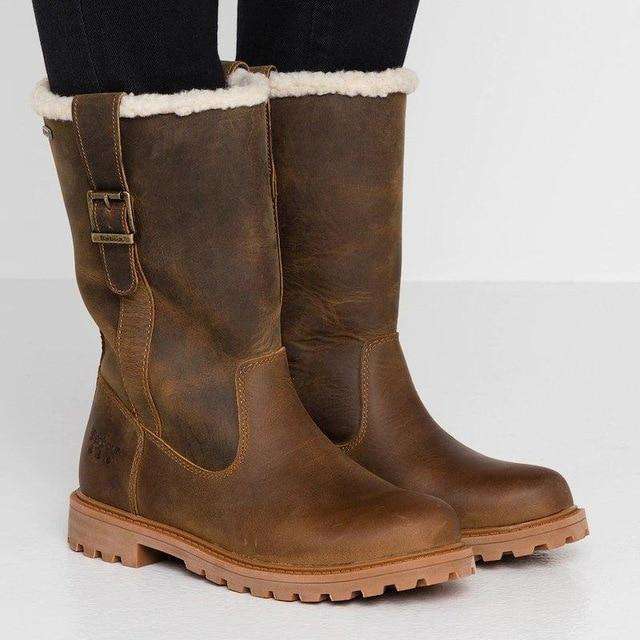 Platform Mid-Calf Warm Winter Boots