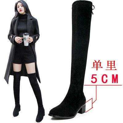 Thigh High Black Fashion Boots