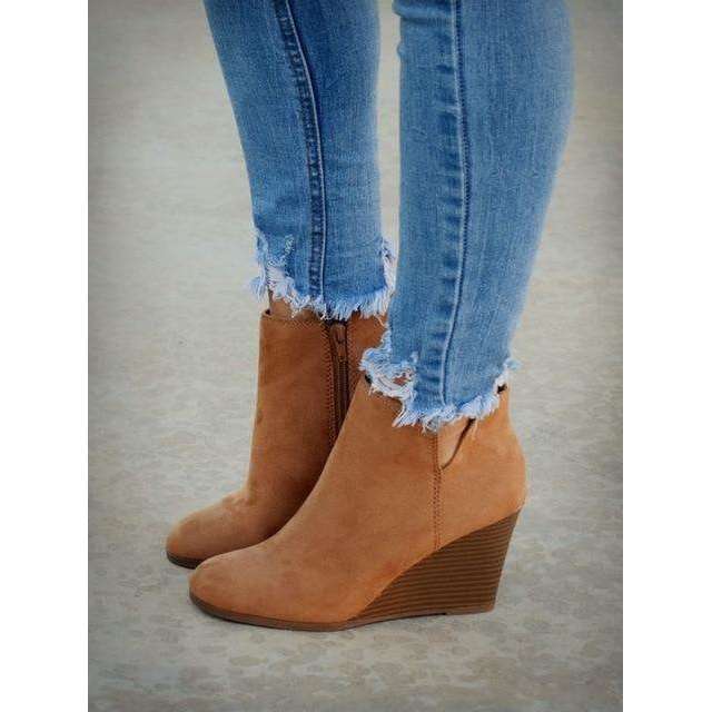 Pointed Toe Thick Sole Booties