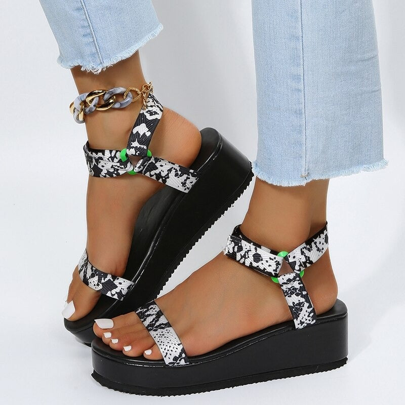 Women's Buckle Strap High Gladiator