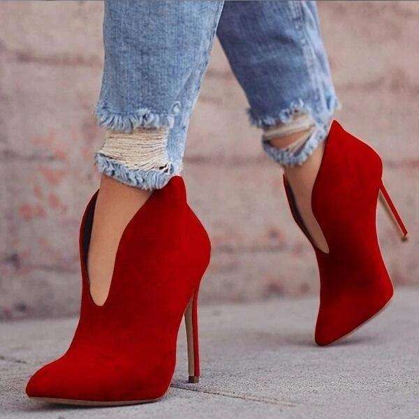 Deep-V Stylish High Heels