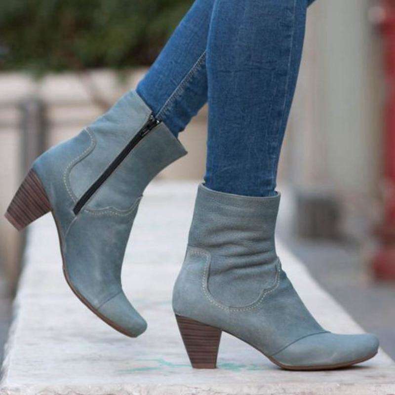 Slim Stretch Ankle Boots