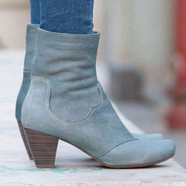 Slim Stretch Ankle Boots