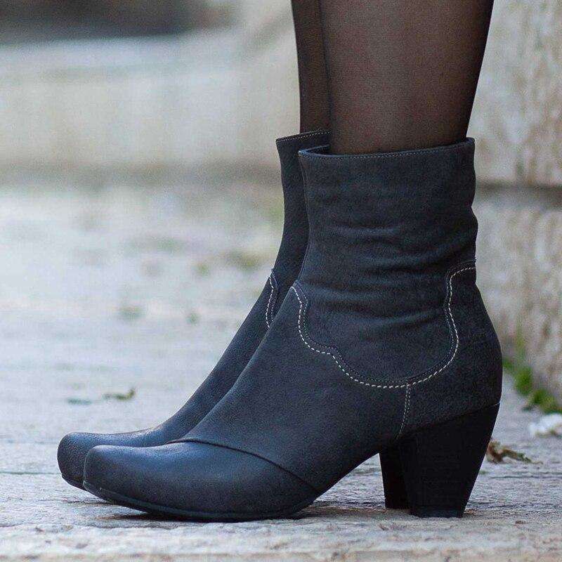 Slim Stretch Ankle Boots