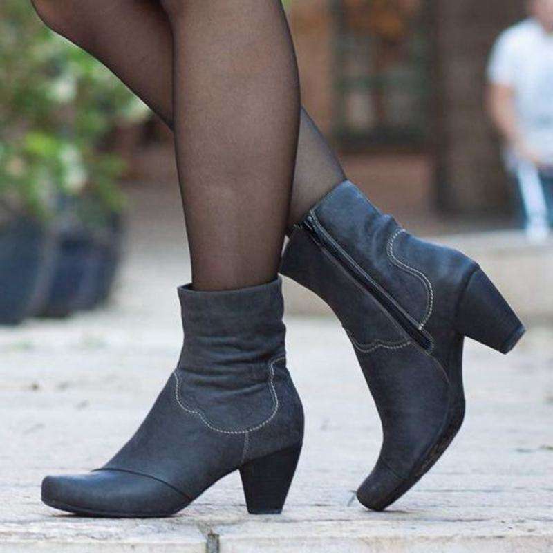 Slim Stretch Ankle Boots