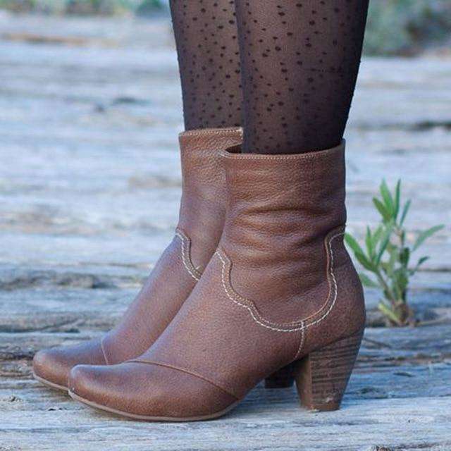 Slim Stretch Ankle Boots