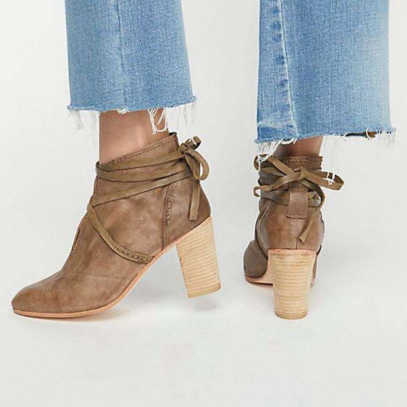 Spring Tied Autumn Women's Boots