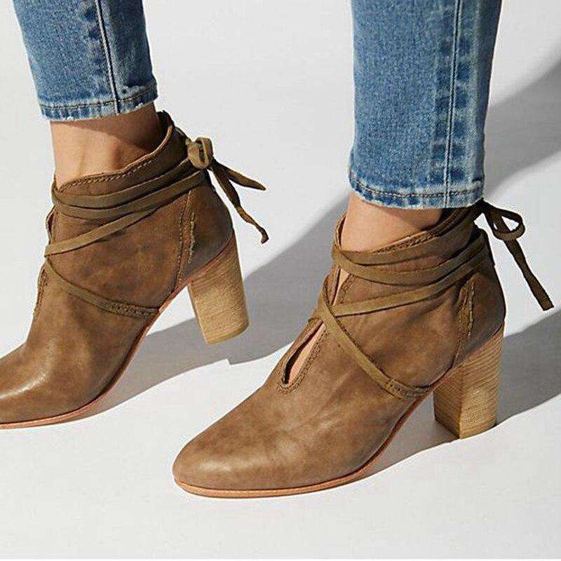 Spring Tied Autumn Women's Boots