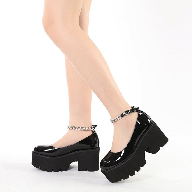 Women Loafers Thick Bottom