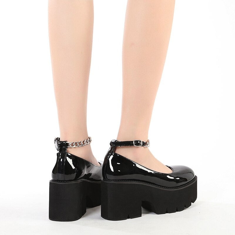 Women Loafers Thick Bottom