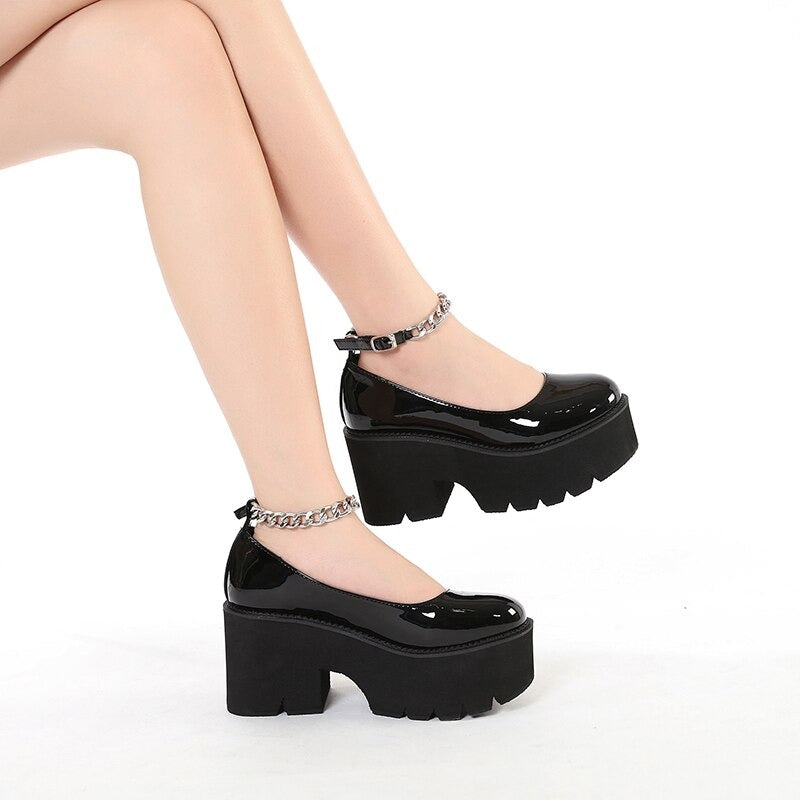 Women Loafers Thick Bottom