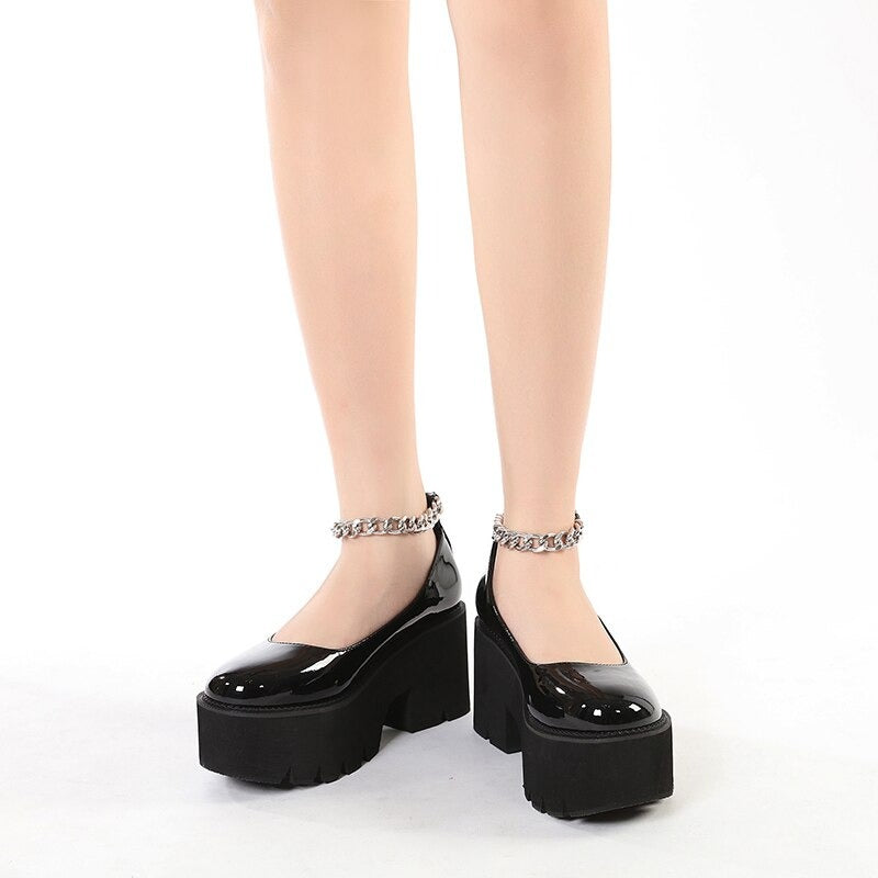 Women Loafers Thick Bottom