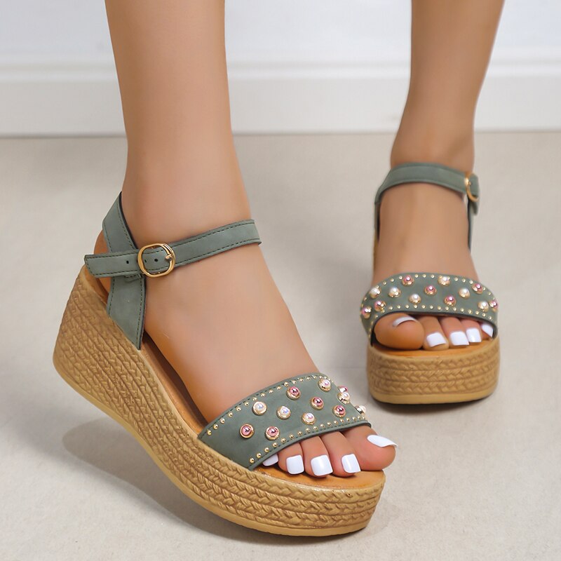 Women Strap Gladiator Sandal Wedges