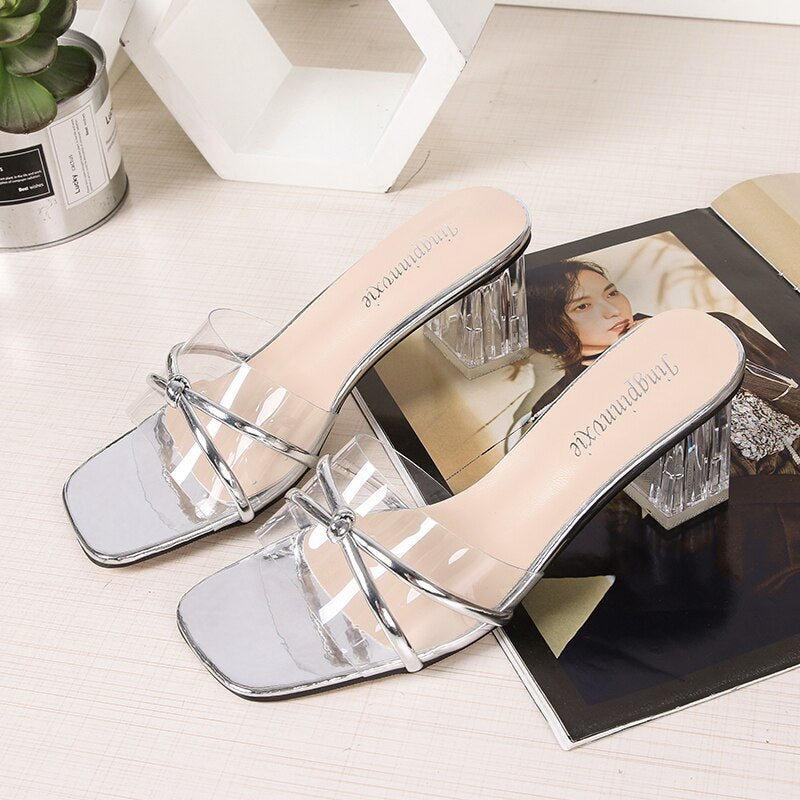 Transparent Crystal Heels