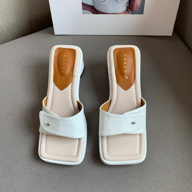 Women's Jelly Square Slides