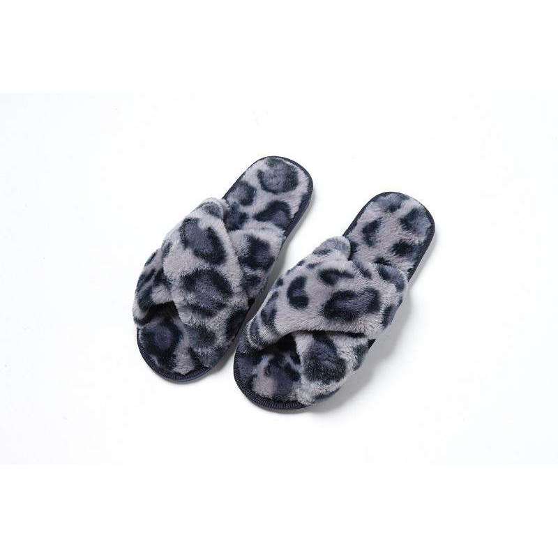 Leopard Print Indoor Ladies Slippers