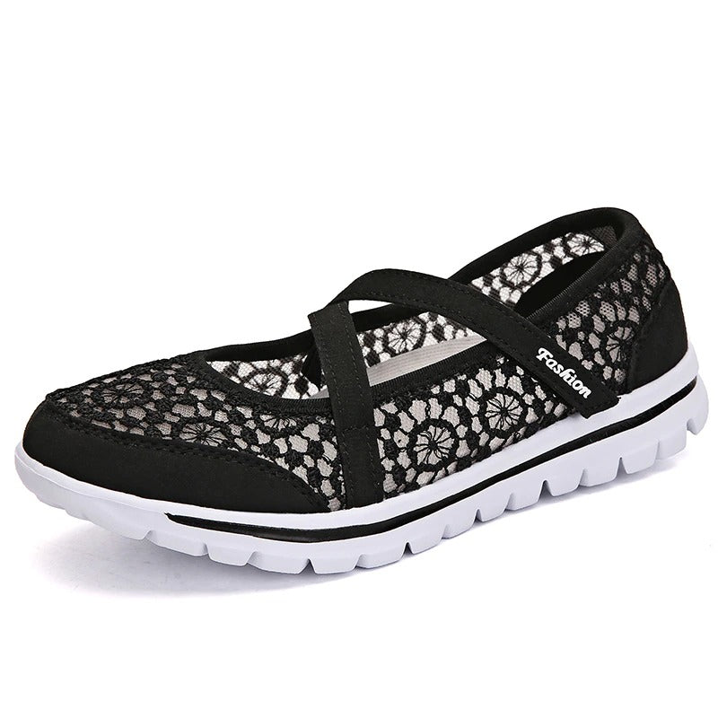 Women's Mesh Flat Walking Shoes