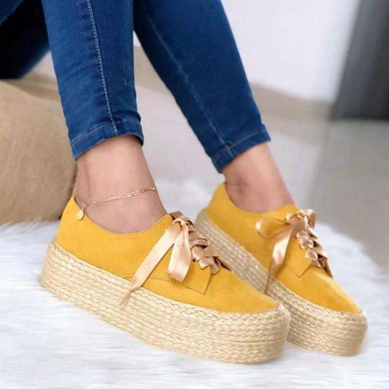 Canvas Loafers Thick Bottom Flats Shoes – Shoe Me Honey