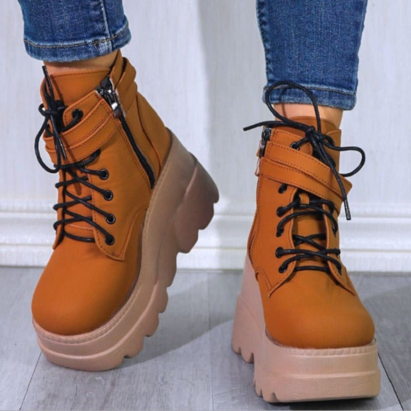 Women's  Fashion High Platform Boots