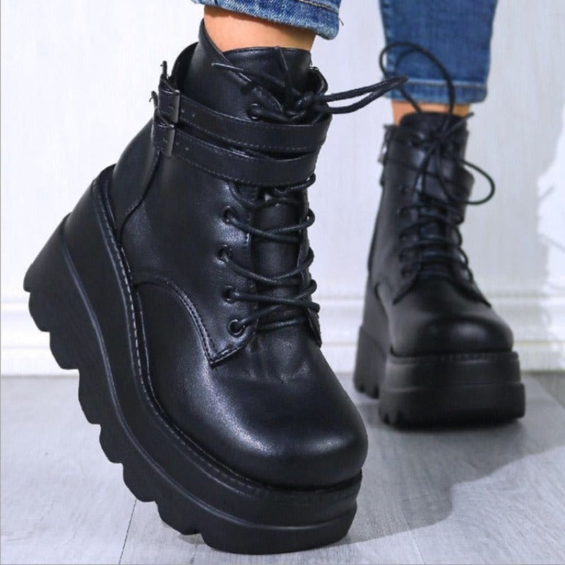 Women's  Fashion High Platform Boots